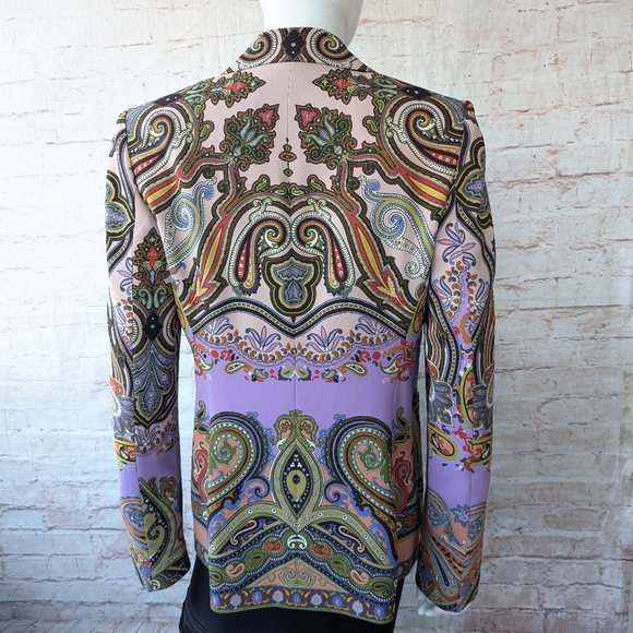 Etro Multicolor Paisley Blazer - Picture 8 of 12